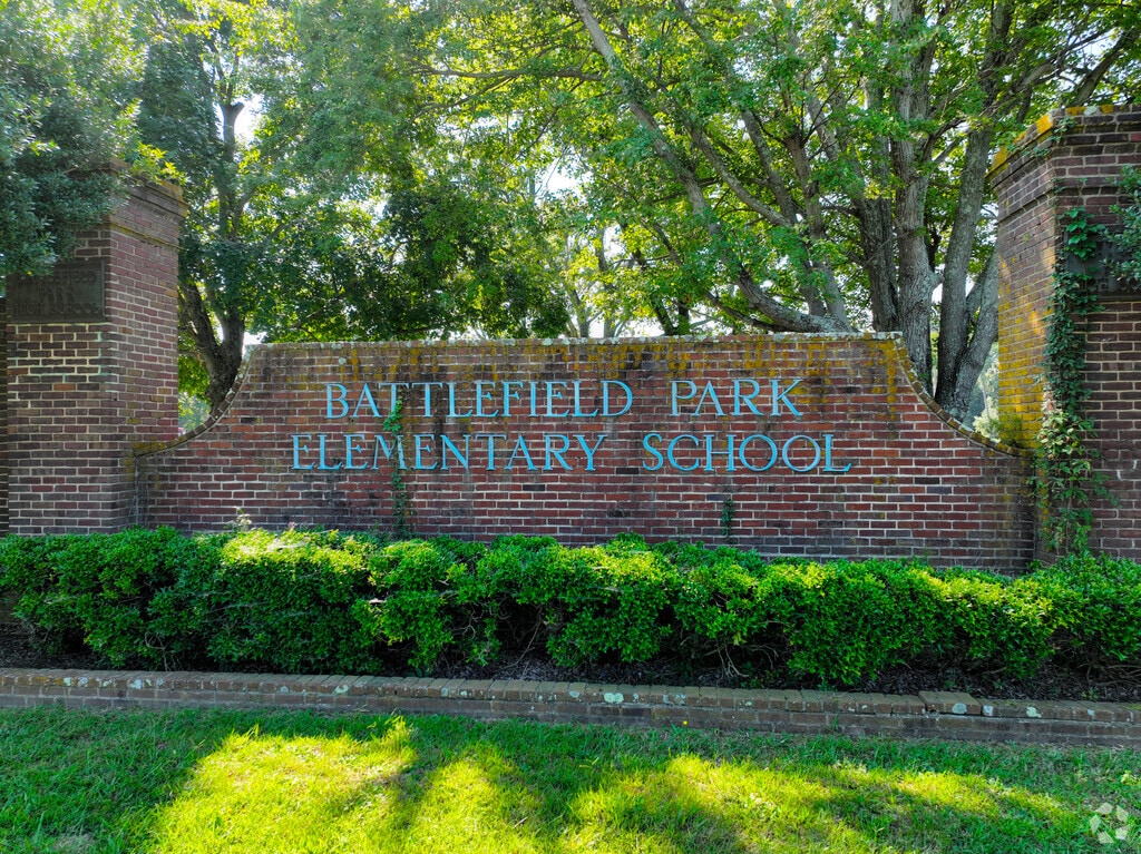 Battlefield Park Elementary is the sign of the Bobcats.