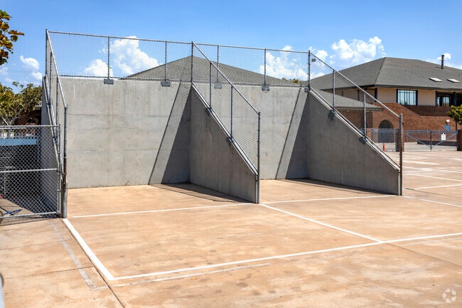 Students can practice their handball at Coronado Village Elementary School.