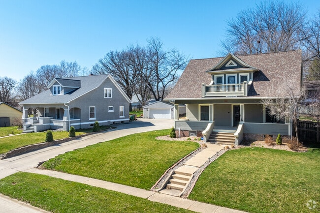 Several homes along 1st St in Carlisle are well over 100 years old.