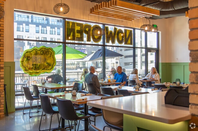 Tati's Mediterranean Restaurant is located in The Lights Plaza, offering guests amazing cuisine.