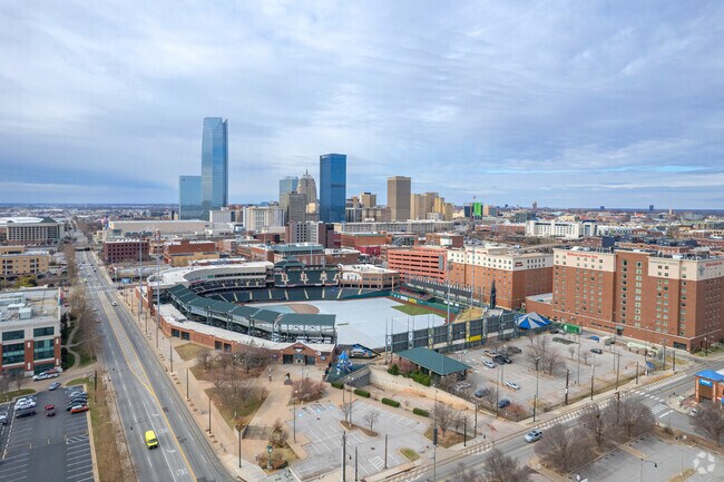 Downtown OKC is a short drive from Culbertson East Highland.