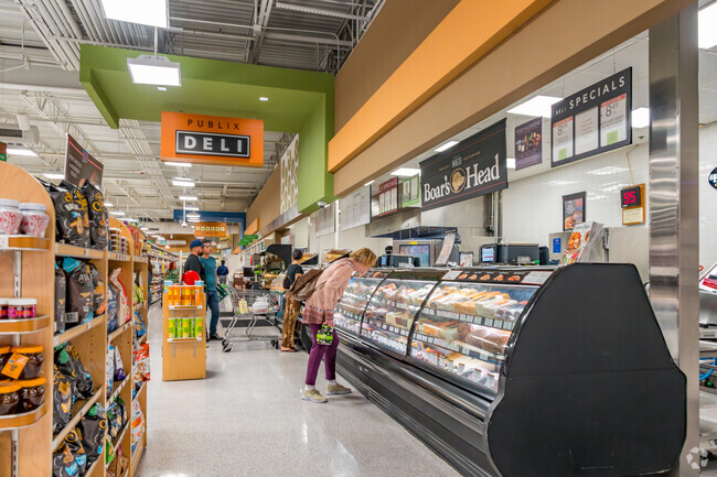 The Publix supermarket on 7th st offers Riverside residents all their grocery needs.