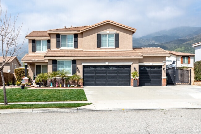 Big black door multi-story home in Coyote Canyon.