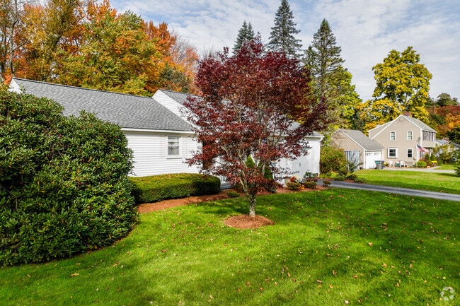 Lancaster offers quiet suburban streets with various residential properties.