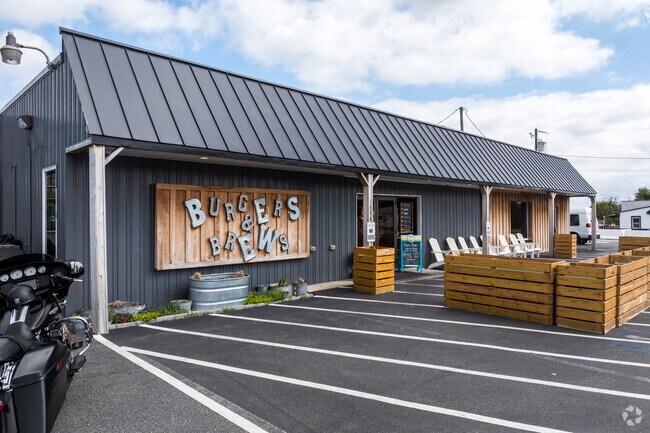 Burgers and Brews is a local favorite hangout for all things burgers and brews.