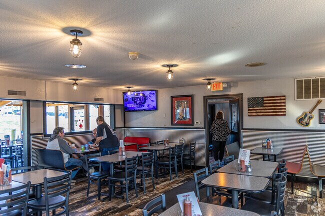 John Hardy's BBQ in John Marshall offers both interior and outdoor dining.