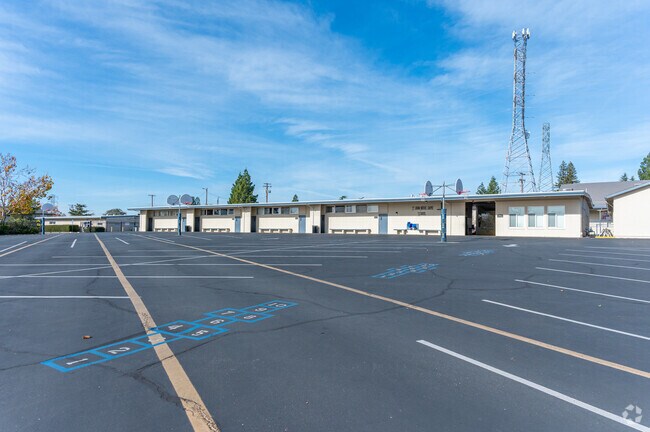 There is a large area to play at St. John Notre Dame School.