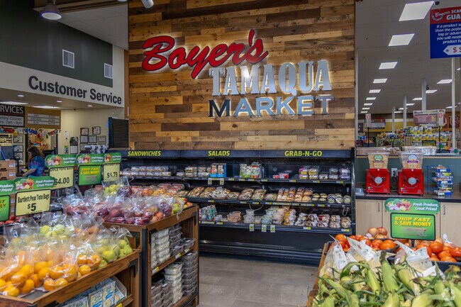 Park Crest locals can shop at Boyers Market in nearby Tamaqua.