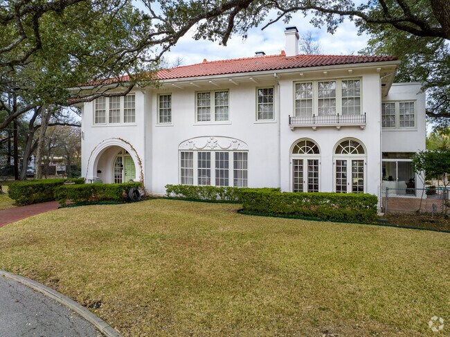 Historical Spanish architecture is found throughout the neighborhood of Terrell Hills.