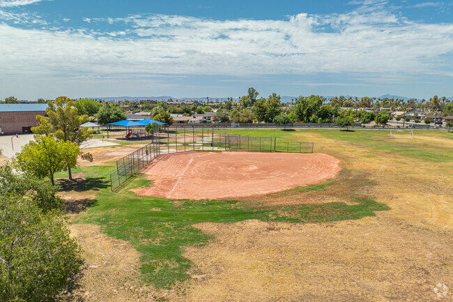 The students can partake in an American pastime at Orangewood School.