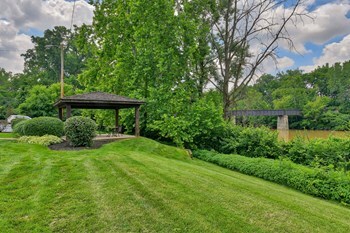 Gazebo with river view