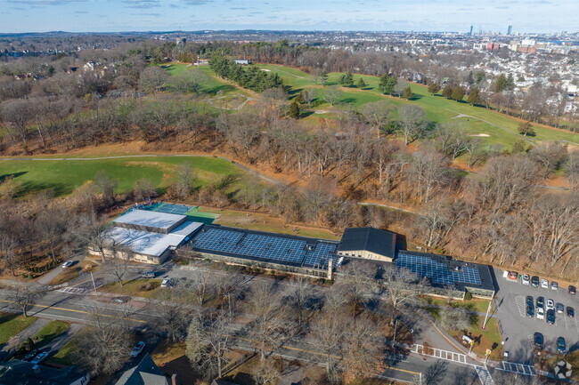 Charles A. Bernazzani Elementary School in Quincy resides in a quiet neighborhood.