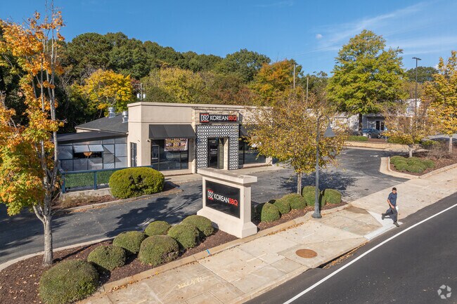 Several unique restaurants such as D92 Korean BBQ line the streets of Baxter.
