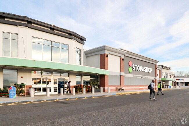 Stop and Shop in North Bellport is located in a booming well kept shopping center.