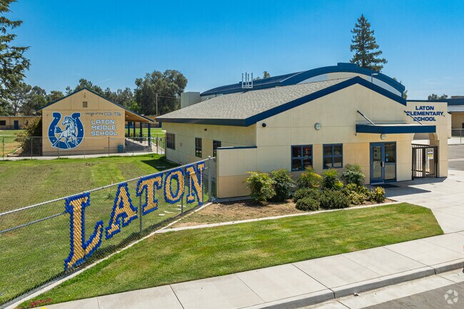 Laton Elementary School shares part of the campus with the middle school.