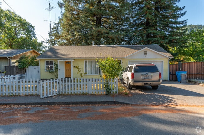 Redway has some colorful homes that will welcome you home.