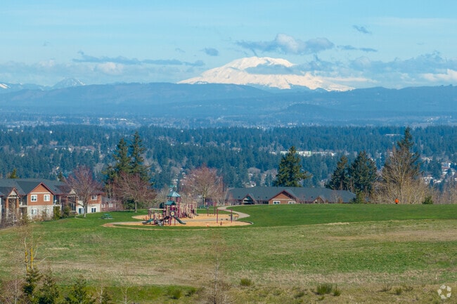 View of Mount St Helens from Altamont Park in West Mount Scott