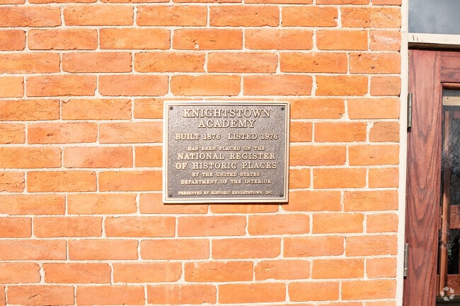 Built in 1876 as the Knightstown Academy, it was placed on the National Registry of Histor