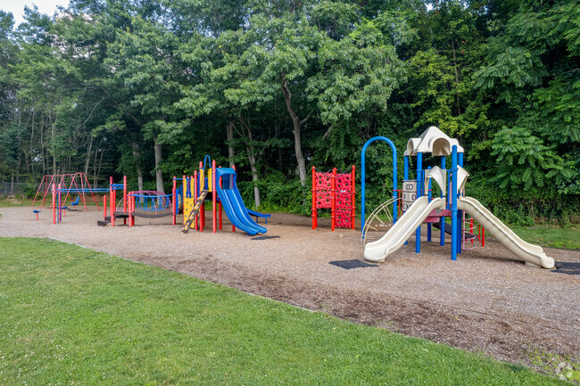 Students enjoy playing on the playground at Holmes Elementary School in Darien.