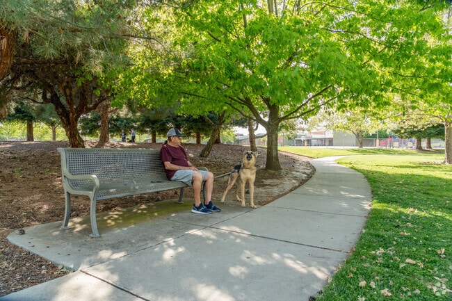 Dog owners will love visiting Linden Park in Natomas Crossing.