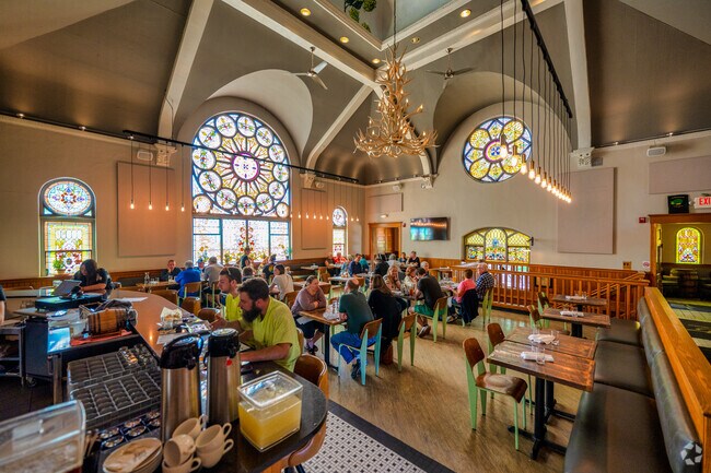 Salt Springs Brewery, located in Saline, is located in a former Methodist Church.