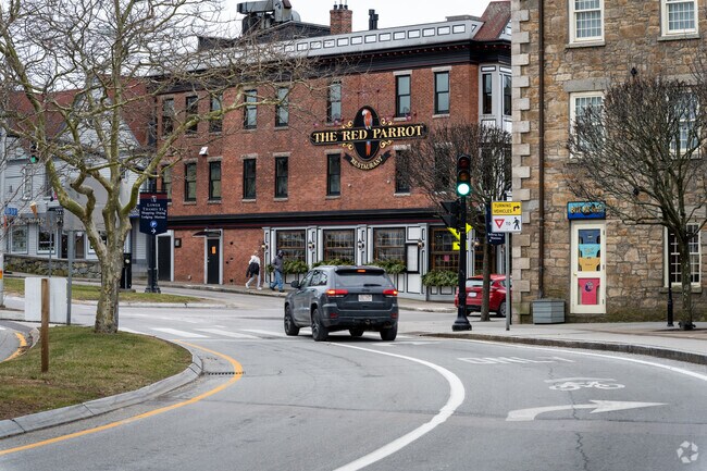 Discover Newport's culinary treasure, The Red Parrot on Thayer Street, moments from Lily-Almy.