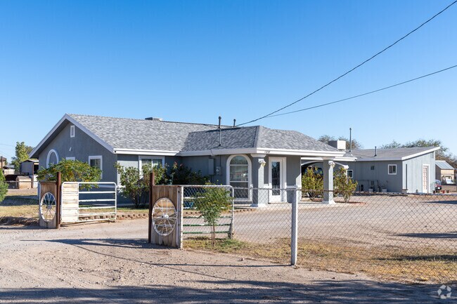 Ranch Style homes define the character of San Elizario's neighborhoods.