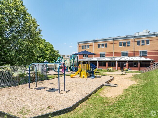 The Tommy F. Brown Academy is located in the Arts District.