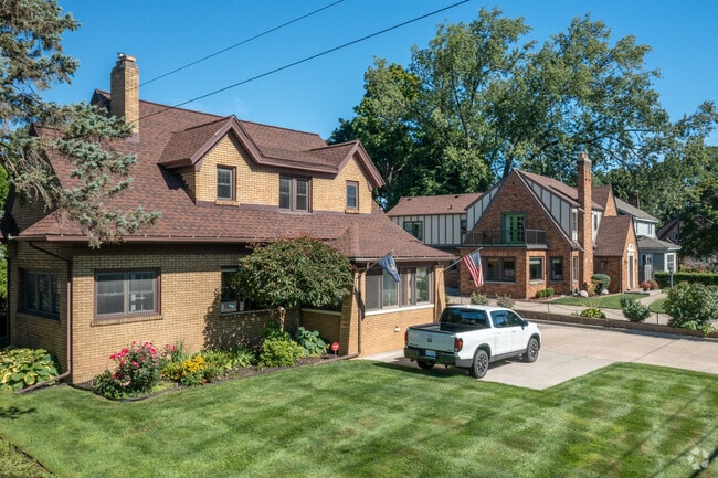 Brick homes add a historic charm to the Creston neighborhood.