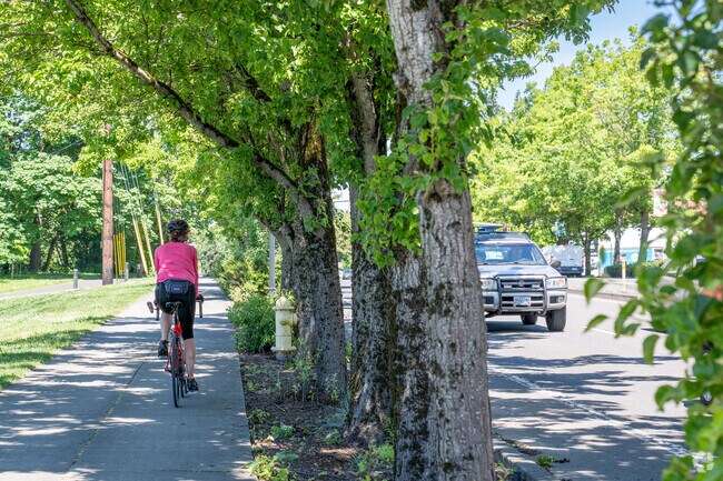 Residents of the Lewelling neighborhood enjoy biking throughout the community.