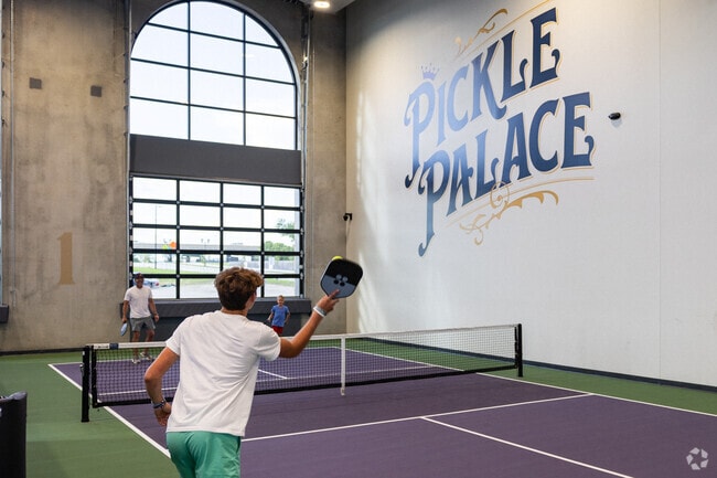 The Bever Park community can head to Pickle Palace from some competitive pickleball games.