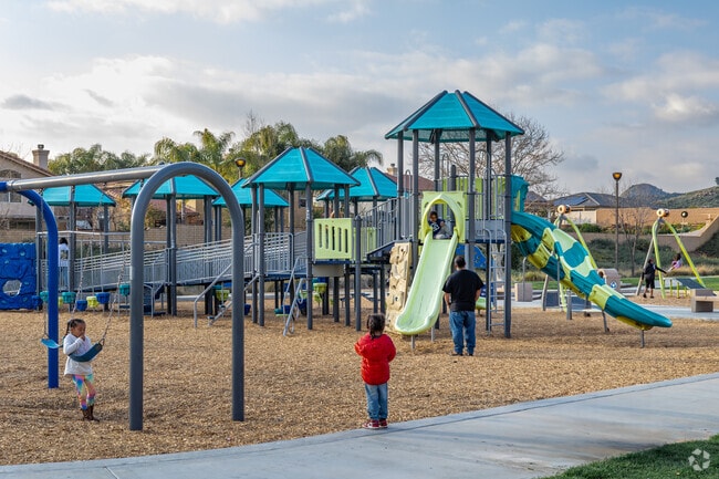 Local kids play after school at Shadow Mountain Park near Hidden Springs.