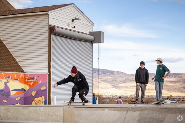 You'll find several skate parks in the area to practice your kick flips.