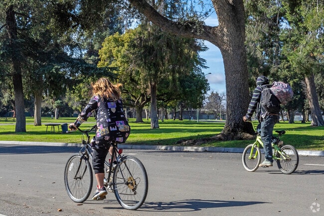 Roeding Park is a popular place for a bike ride in Fresno.