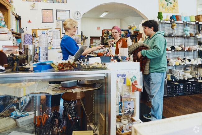 Sew Green teaches people to be more self-sufficient by showing them how to sew.