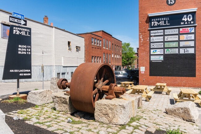The Pepperell Mill on Maine Street in Downtown Biddeford hosts many restaurants and stores.