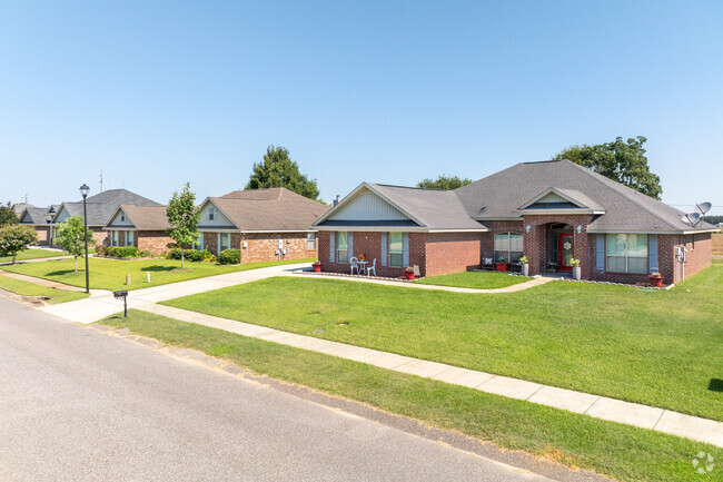 Rows of Ranch style brick homes line the streets in Outer Semmes subdivisions.