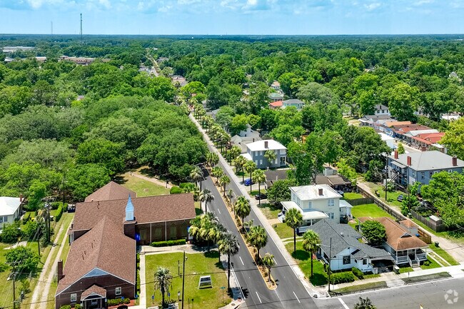 Route 80 runs through Cuyler-Brownsville and continues out to Tybee Island.