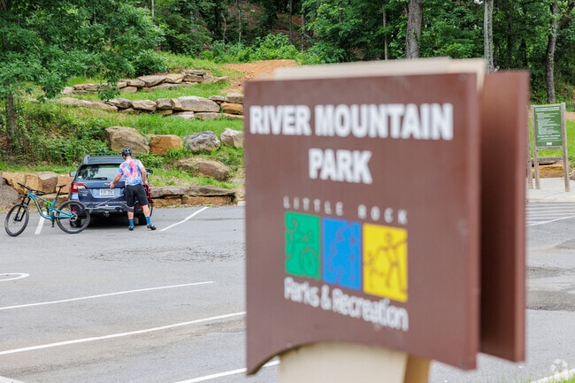 River Mountain Park is a popular mountain biking park with miles of maintained trails.