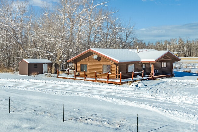 Log cabins provide rustic respite for Red Lodge homeowners.