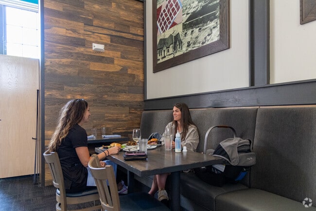 Dray Bar & Grill has great food and a full bar as well as selling pet products made locally.