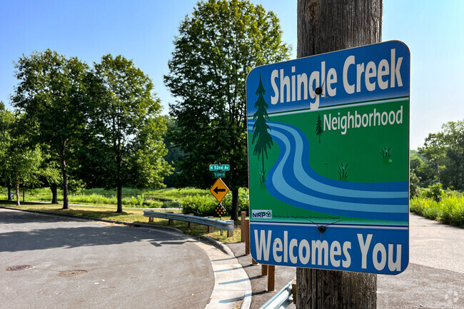 Welcome to the Shingle Creek neighborhood.