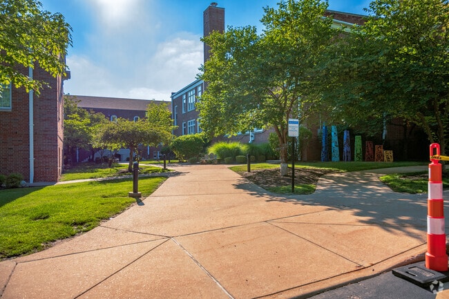 pathway leading to the 