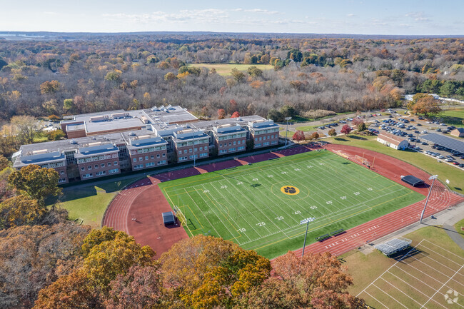 Daniel Hand High School in Madison is committed to innovation with its modern facilities.