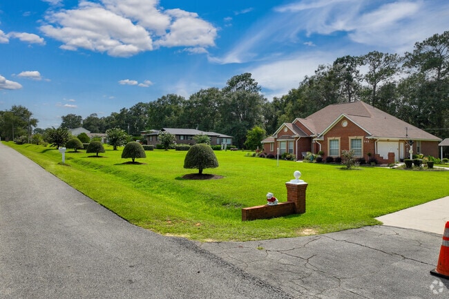 Midway homes often feature large yards and private roads in quiet subdivisions.