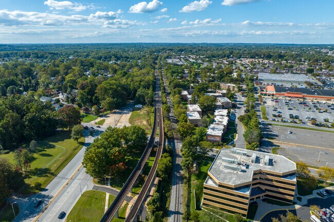 The neighborhood of Reisterstown Station features many different types of housing.