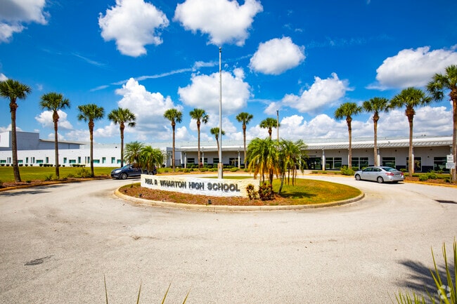 Wharton High School is an option for the older students in West Meadows.