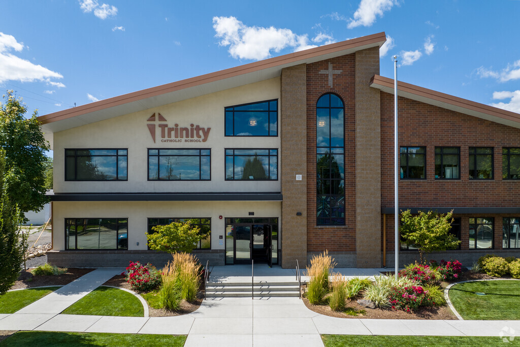 Trinity Catholic School sits tucked in the Emerson neighborhood.