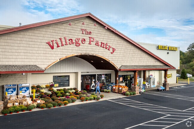 The Village Pantry is a cafe and grocery where Grazierville locals can shop and socialize.