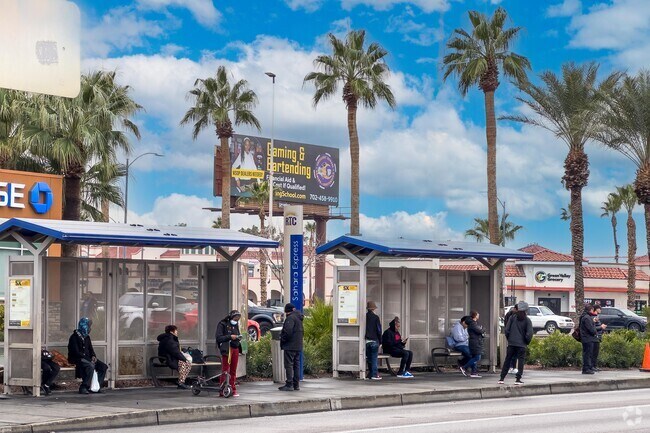 The Sahara Express Eastbound has stops all along West Sahara Avenue.